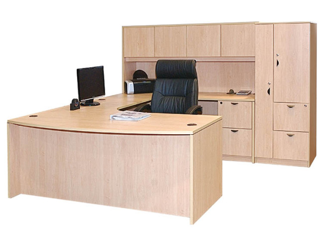 BOW FRONT WORKSTATION PACKAGE